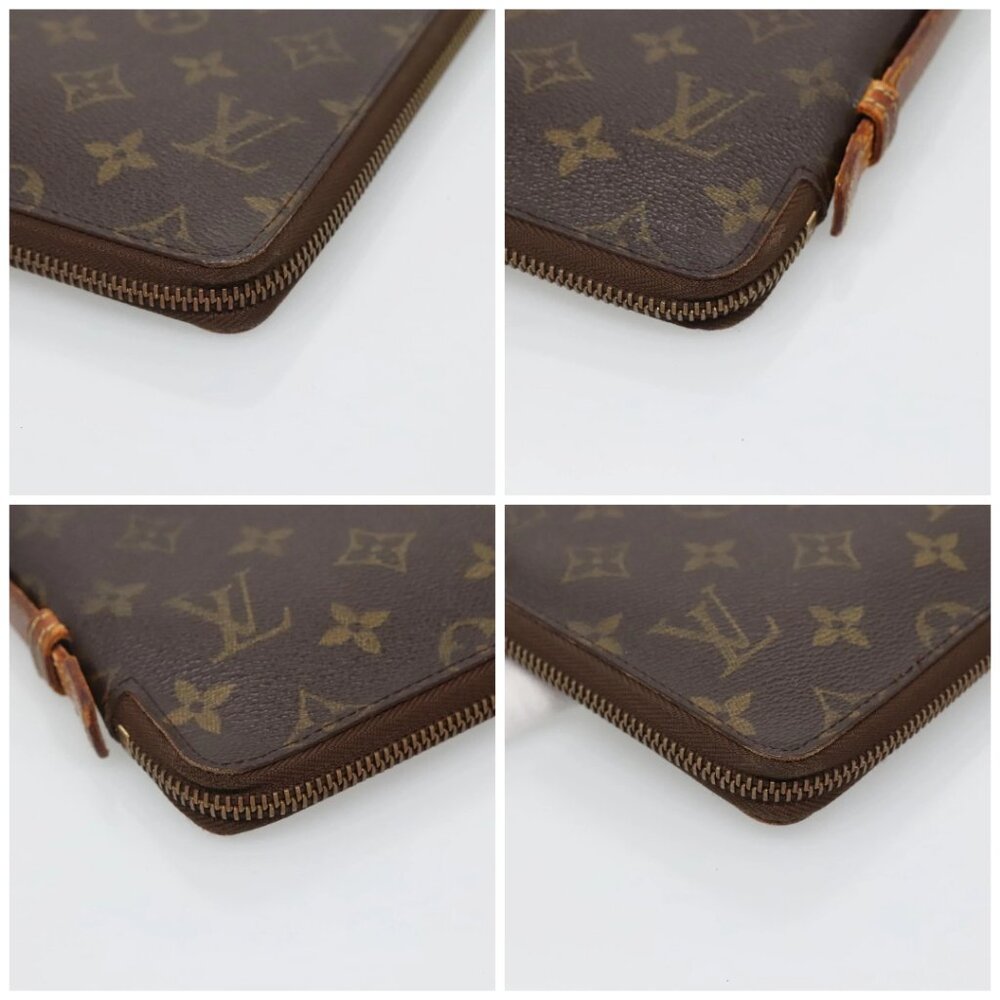 LOUIS VUITTON Monogram Organizer De Voyage Travel Case M60120 LV Auth 139687 - Picture 15 of 16